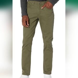 Amazon Essentials Men's Slim Fit Twill Pant in Olive Size 42